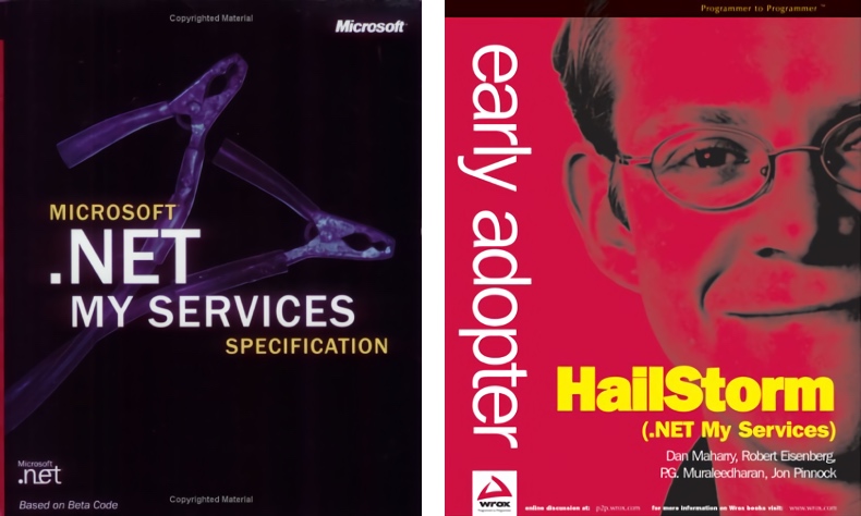 .NET MyServices Book Covers (2001)